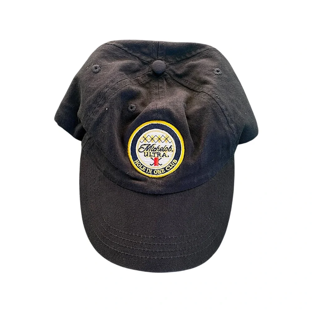 Michelob Ultra Black Baseball Cap with Embroidered Patch